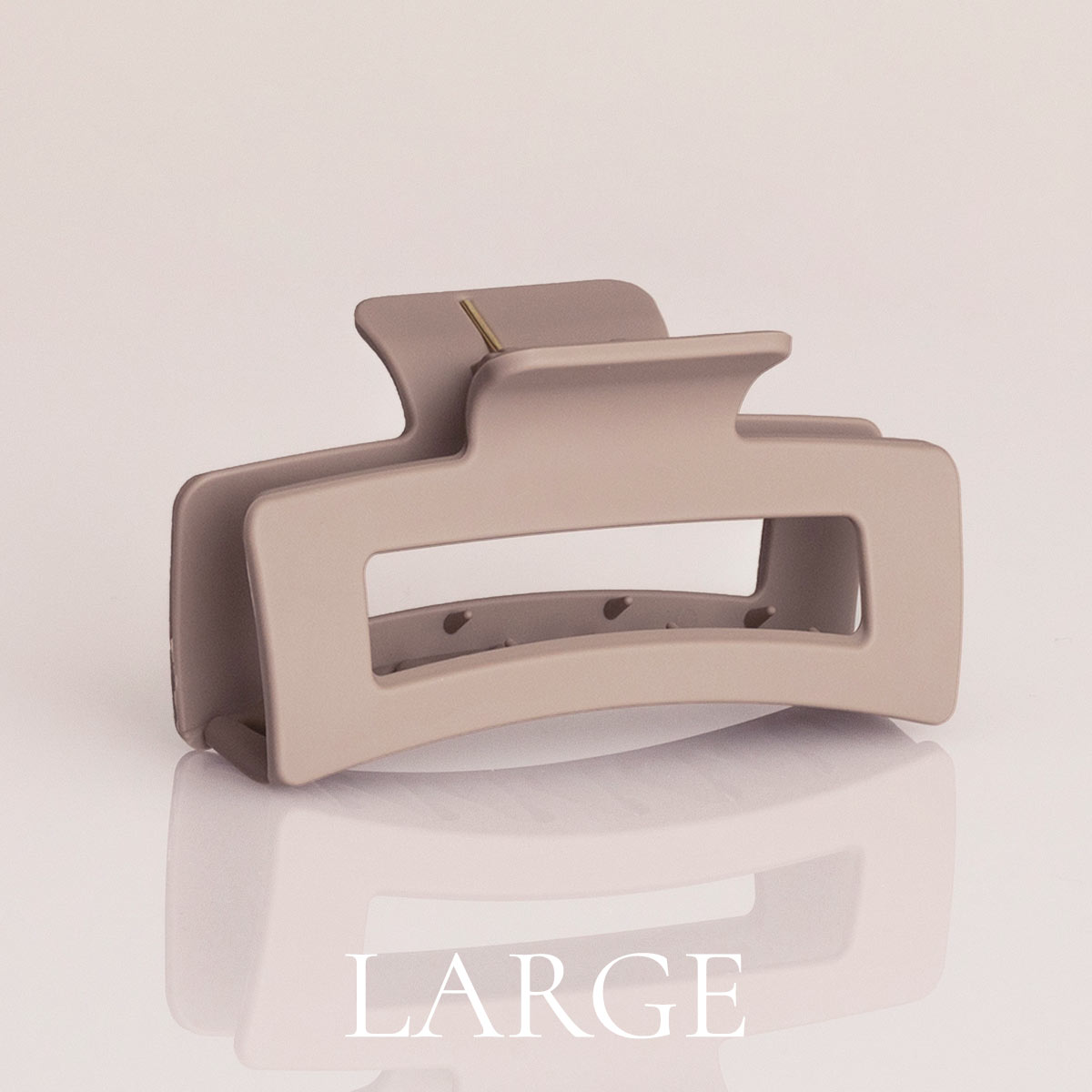 Léonie Hiusklipsi Beige Large