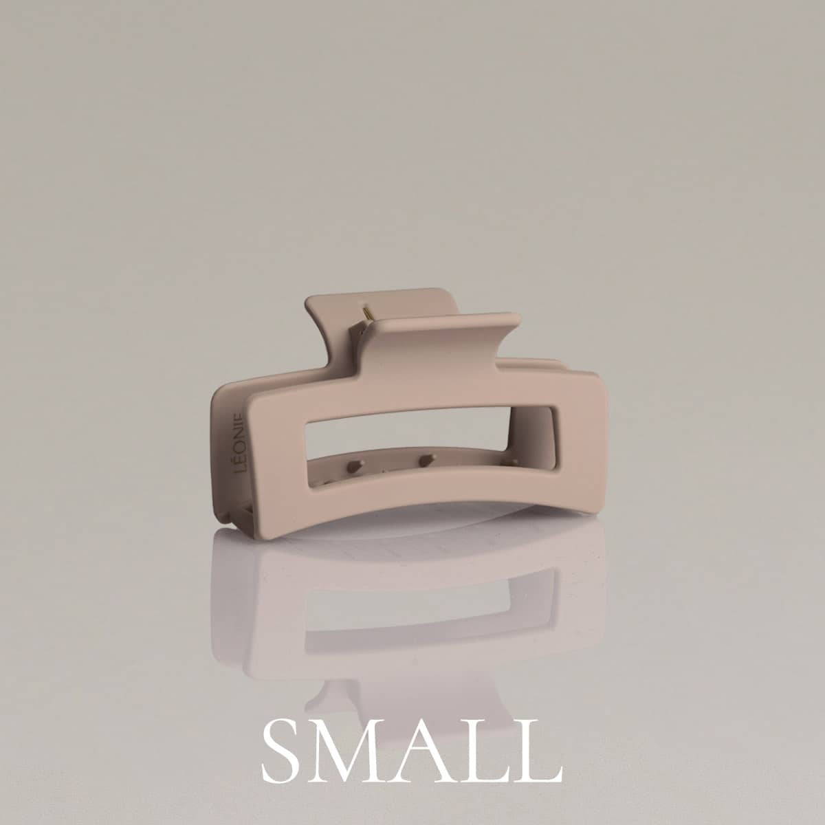 Léonie Hiusklipsi Beige Small