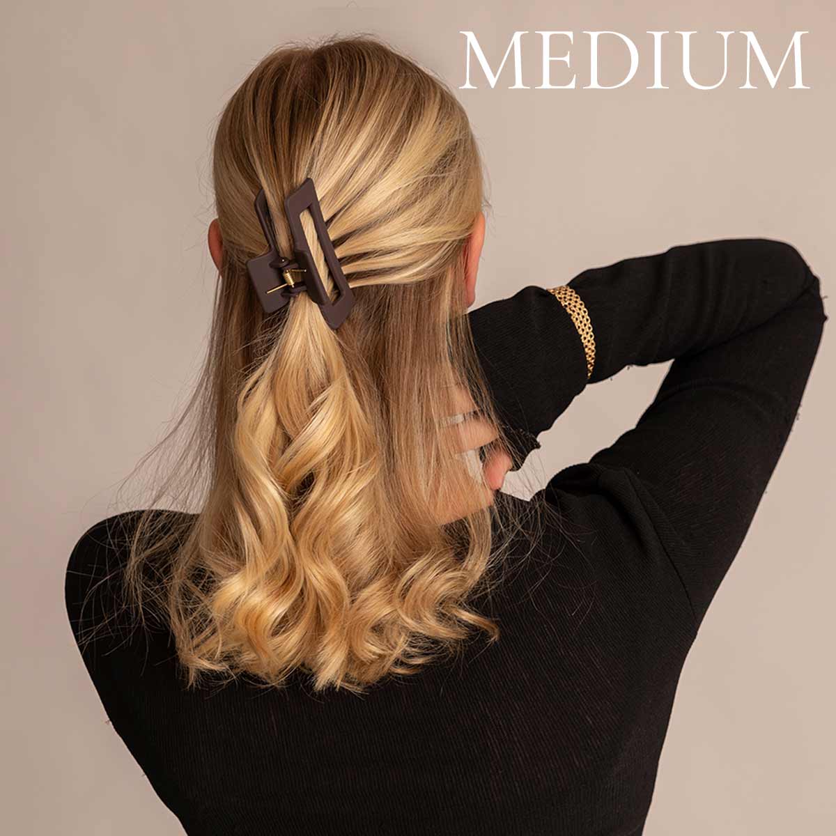 Léonie Hiusklipsi Suklaan Ruskea Medium