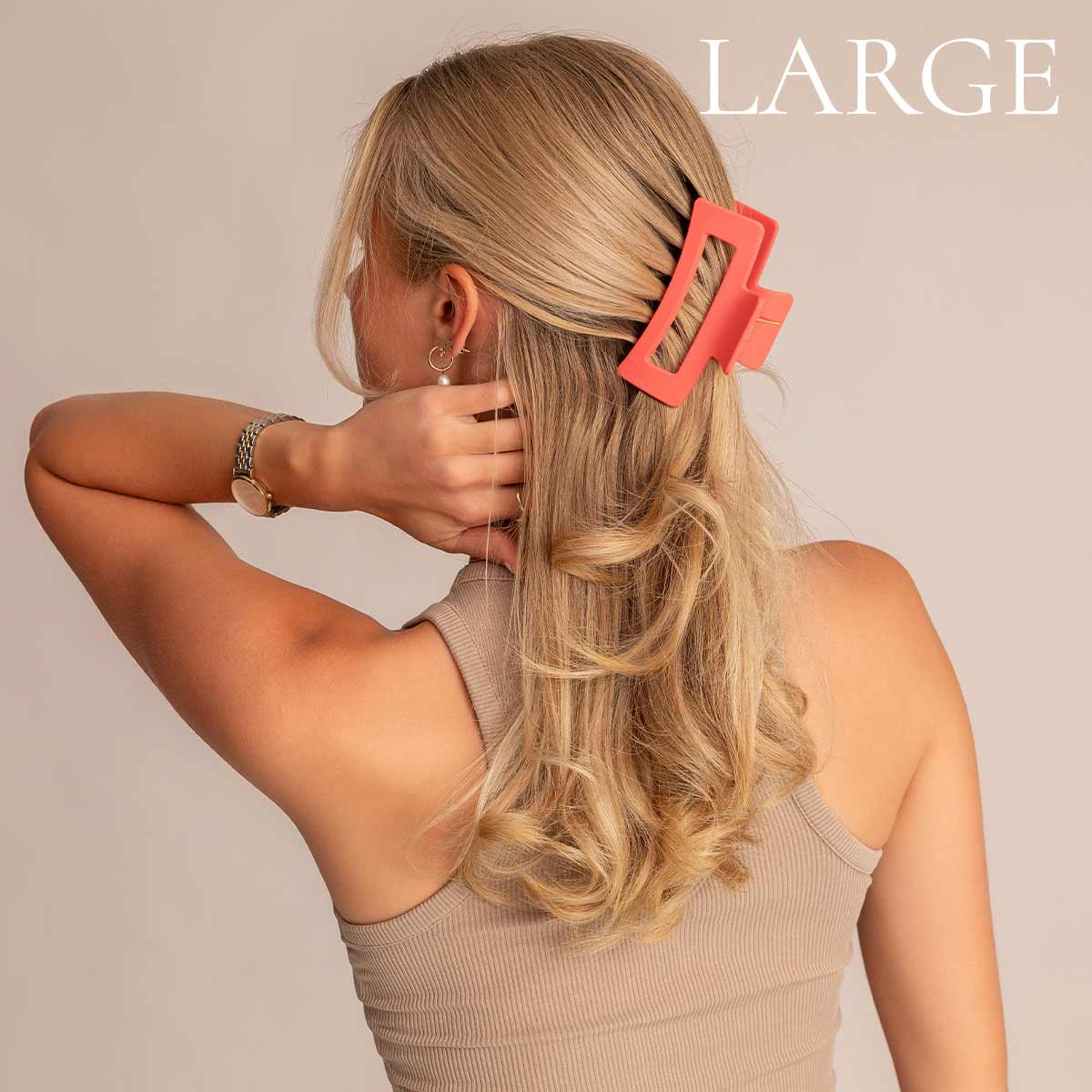 Léonie Hiusklipsi Koralli Large