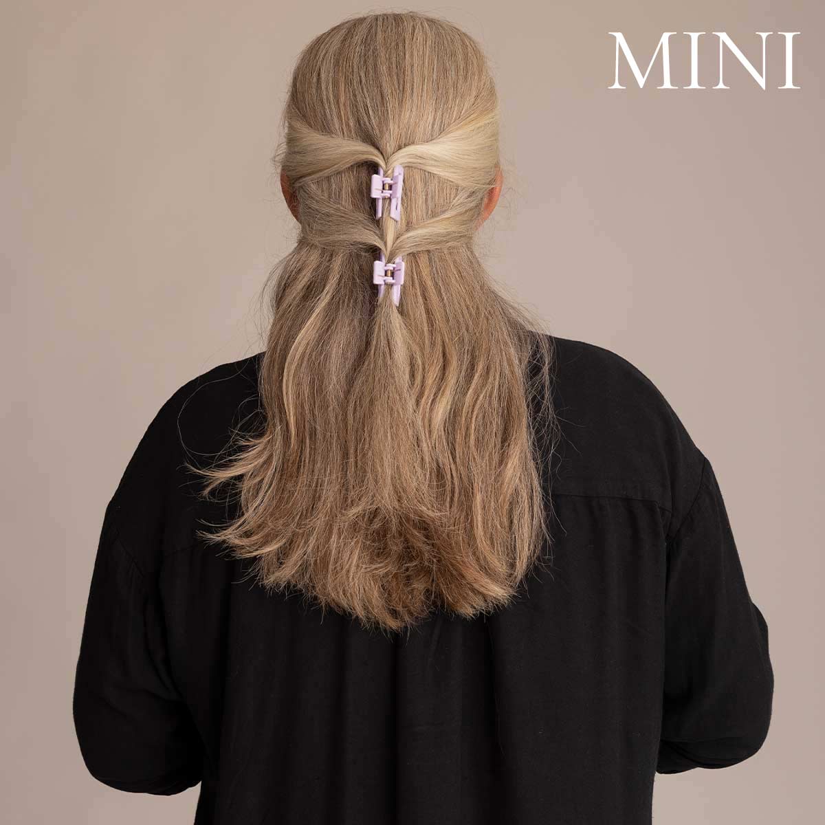 Léonie Hiusklipsi Laventeli Violetti Mini 2kpl