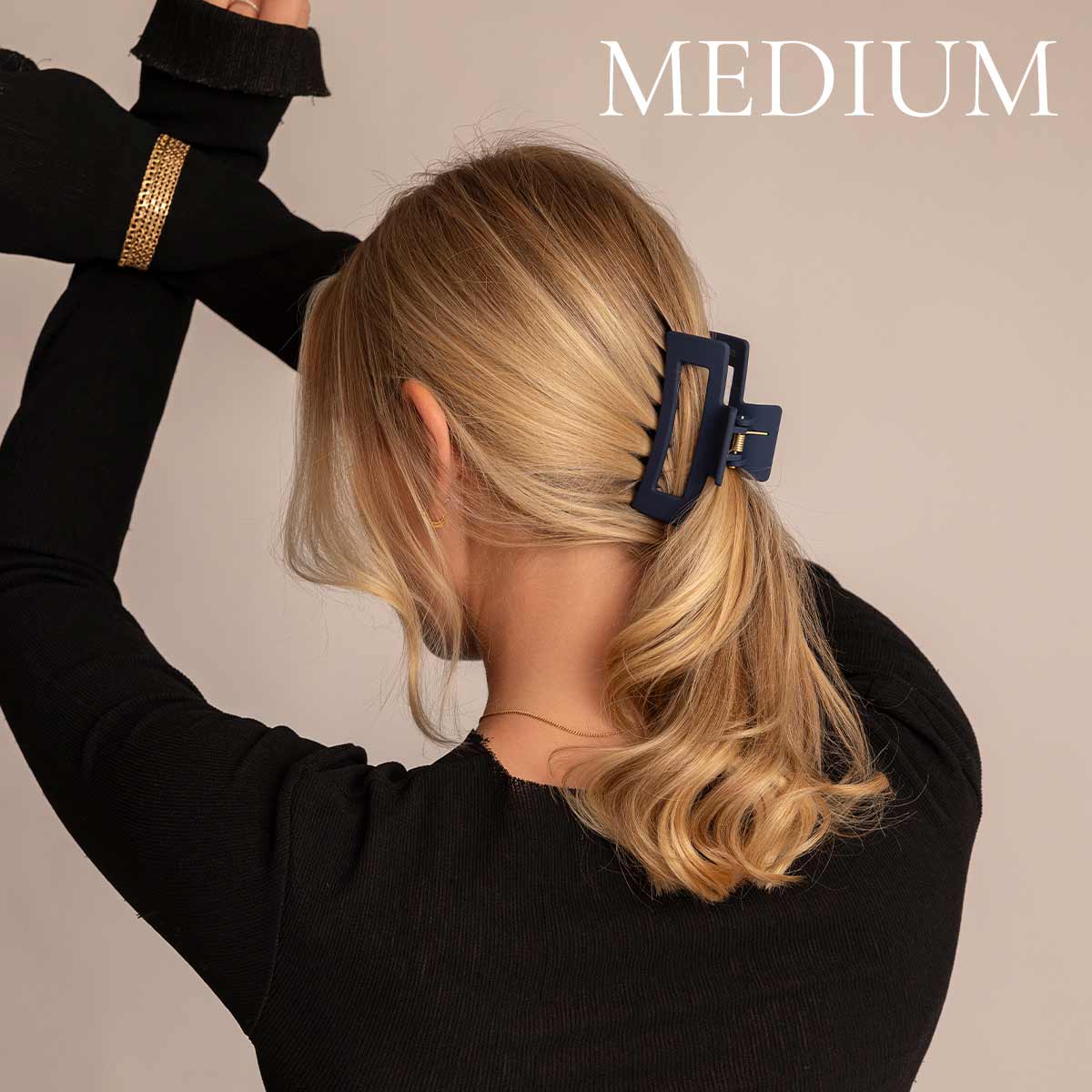 Léonie Hiusklipsi Tummansininen Medium