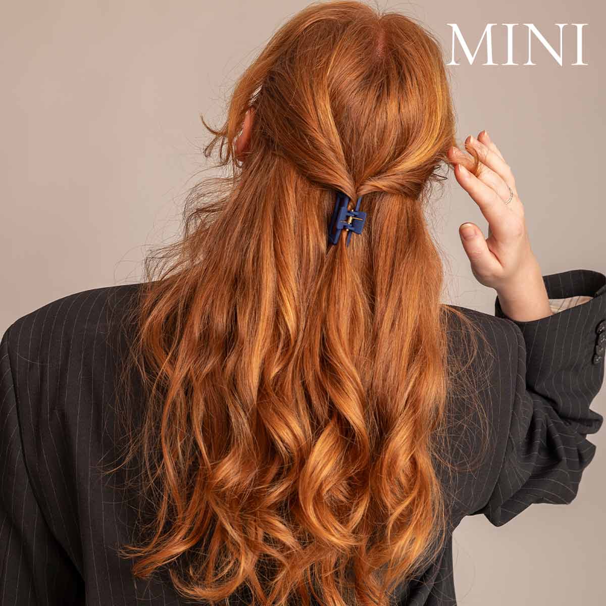 Léonie Hiusklipsi Tummansininen Mini 2kpl