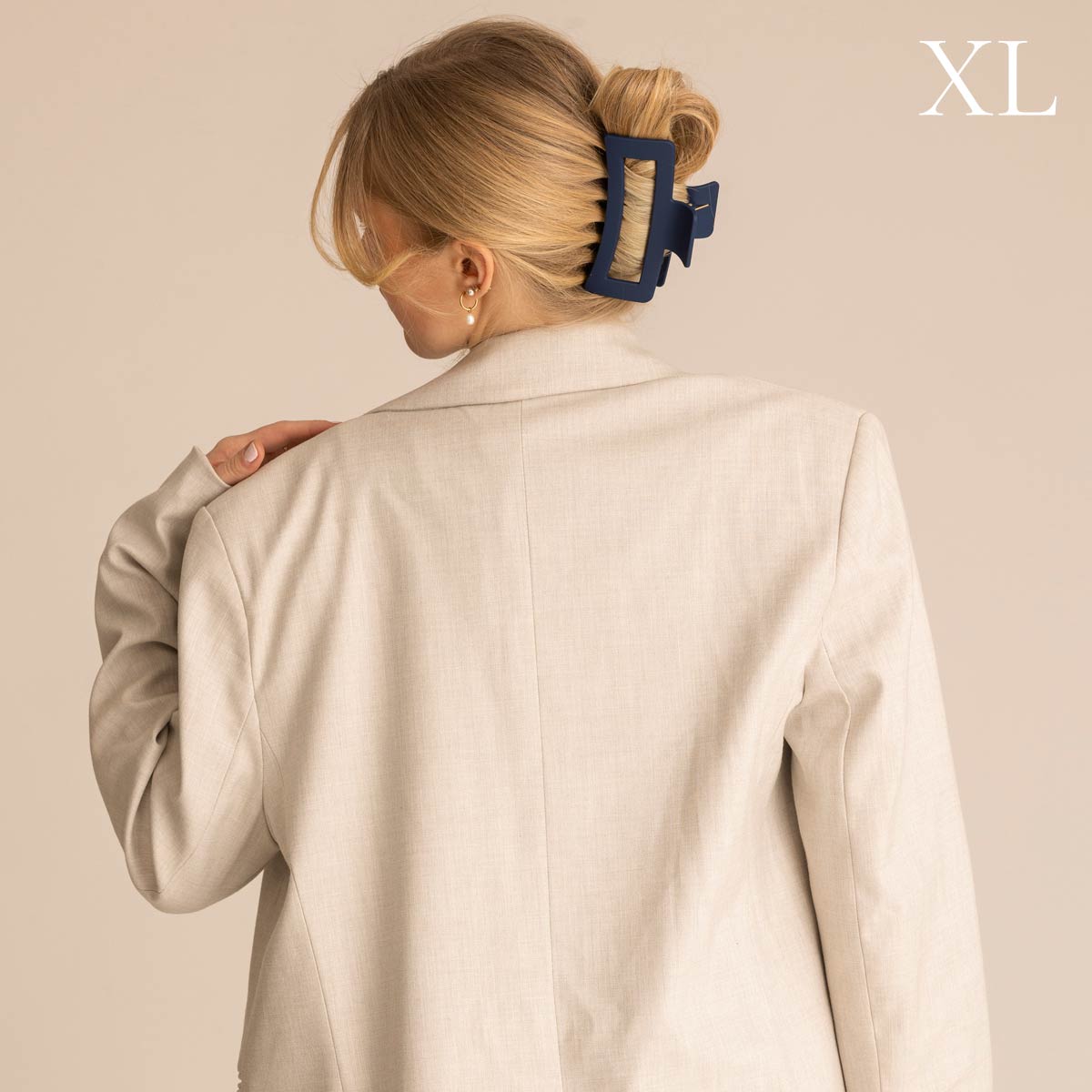 Léonie Hiusklipsi Tummansininen XL