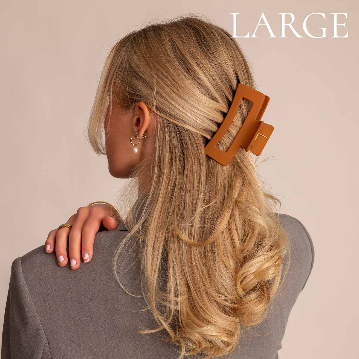 Léonie Hiusklipsi Kupari Large