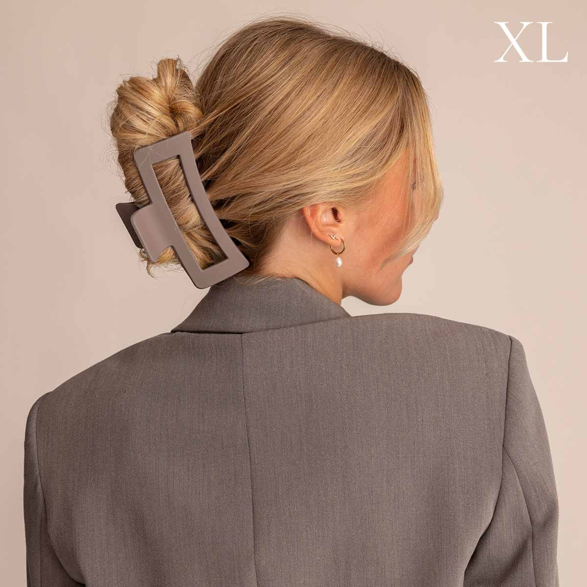 Léonie Hiusklipsi Taupe XL