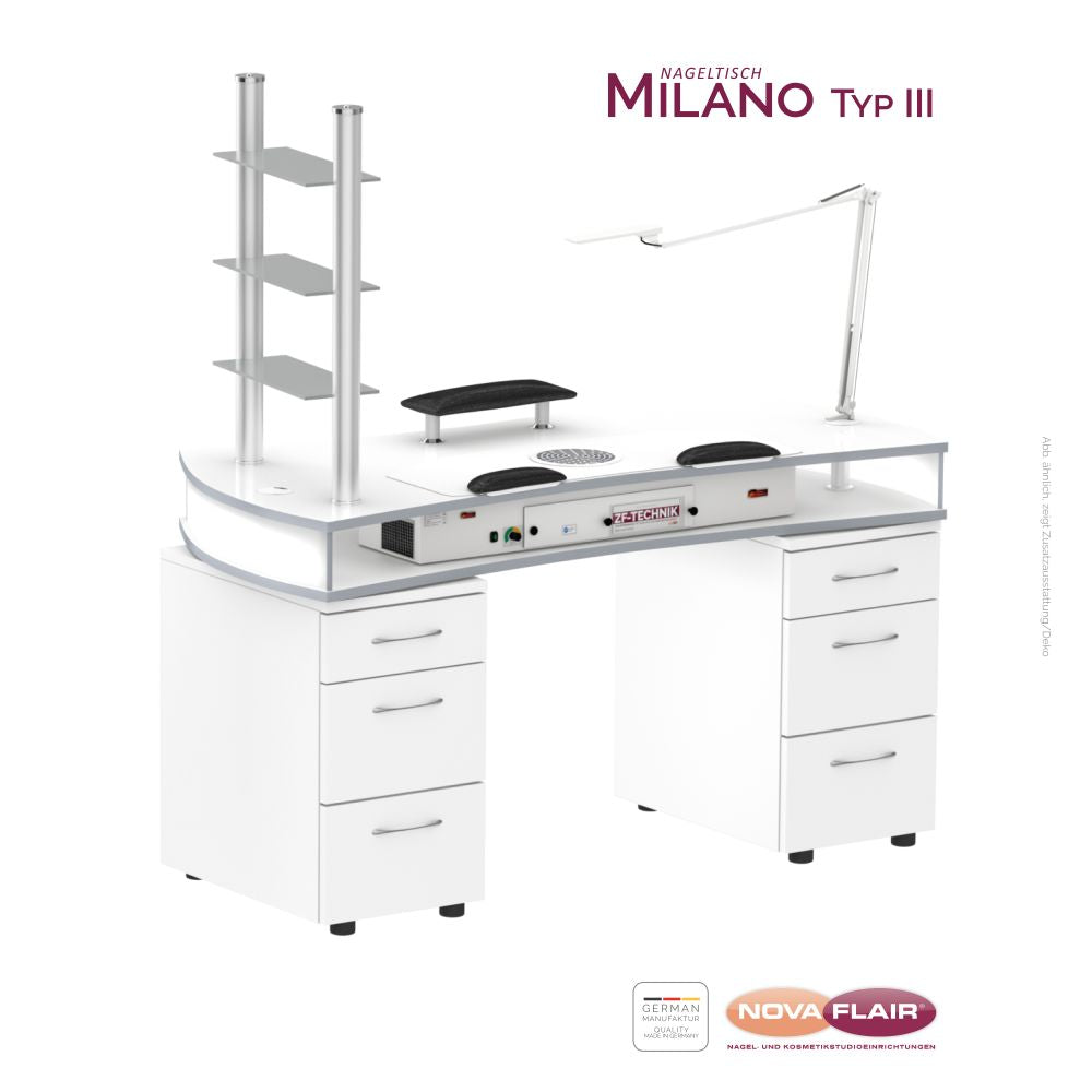 Milano Type 3- kynsipöytä