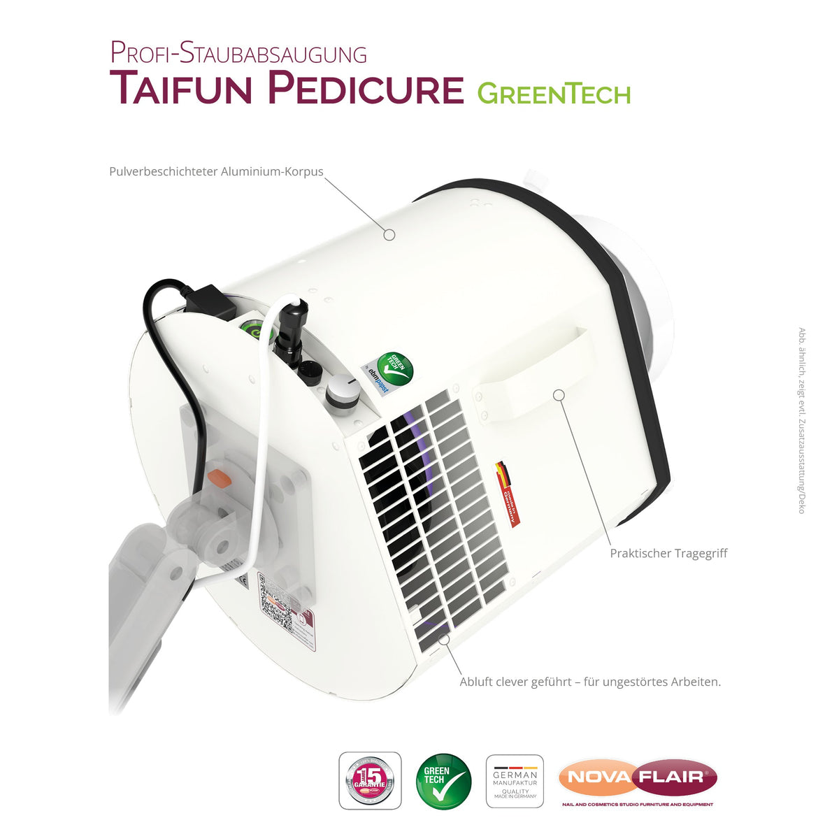 Taifun Pedikyyri GreenTech- Ei kiinnikettä