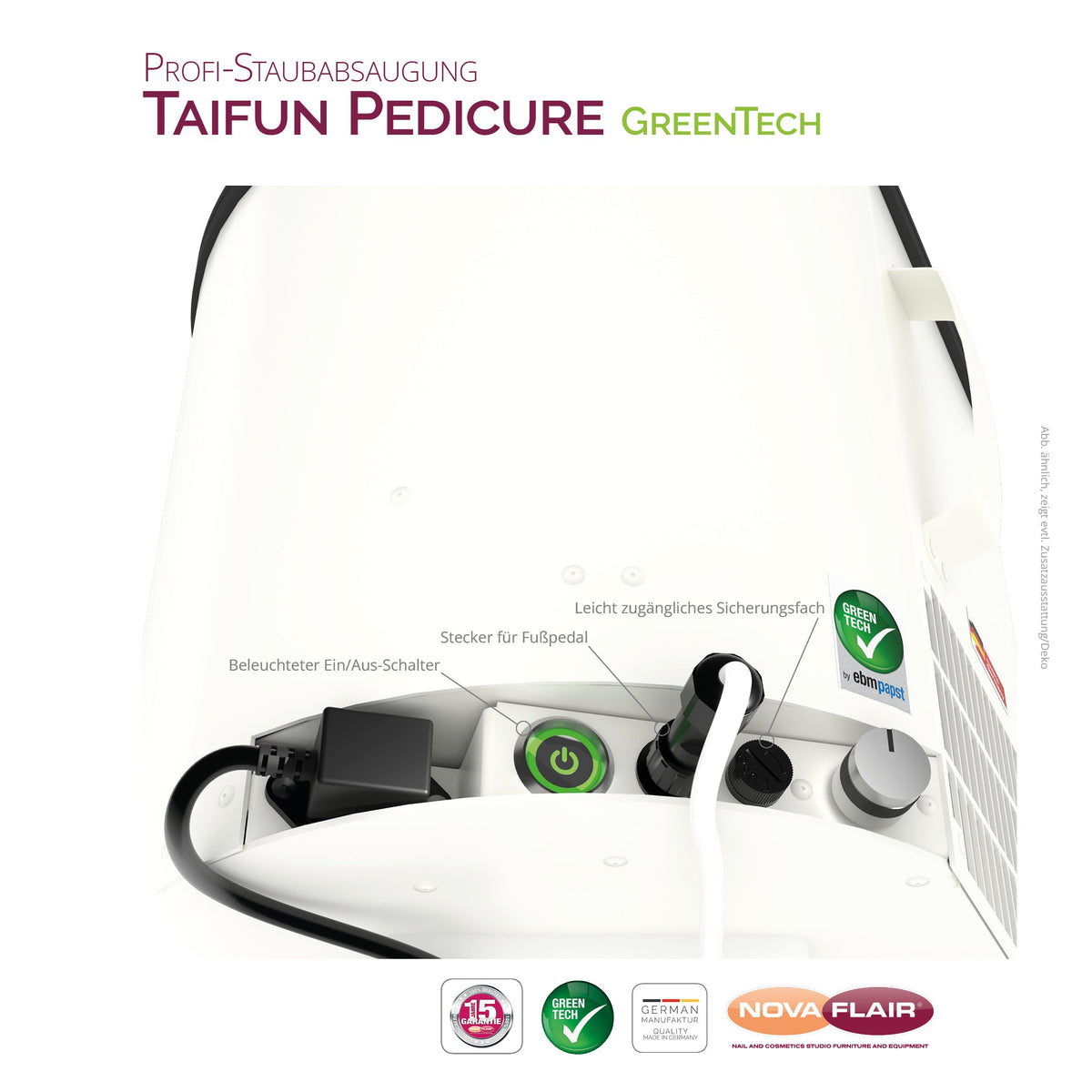 Taifun Pedikyyri GreenTech- Ei kiinnikettä