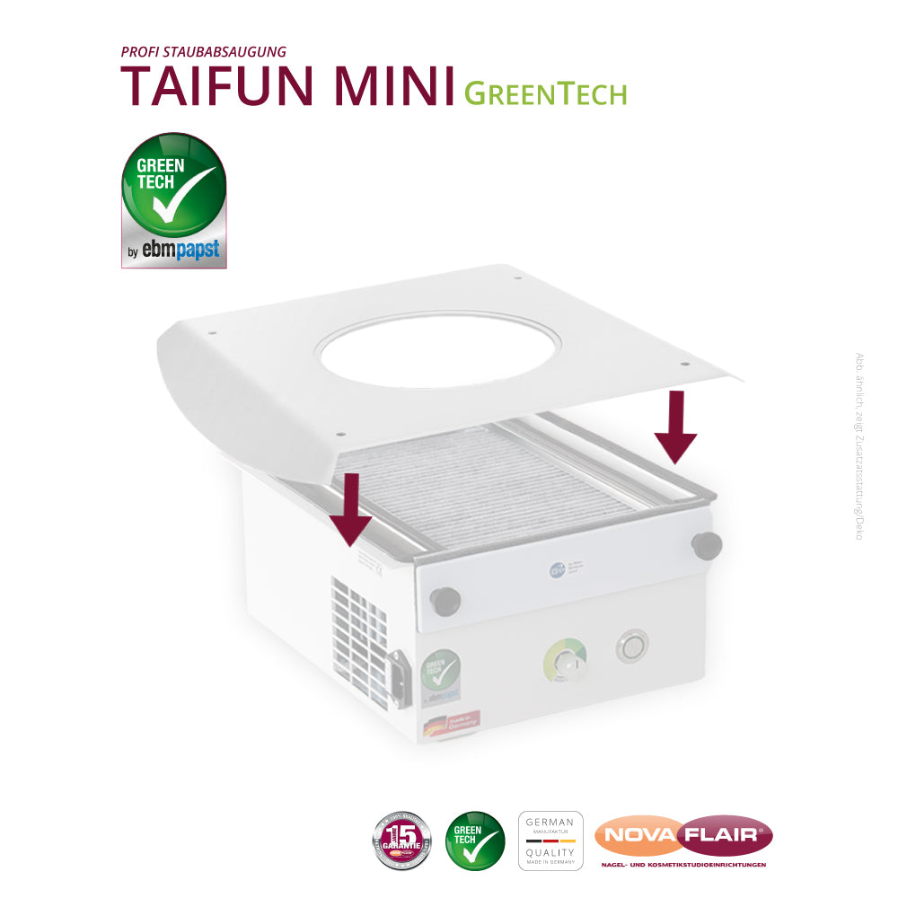 Taifun Mini GreenTech pöytänäytöllä