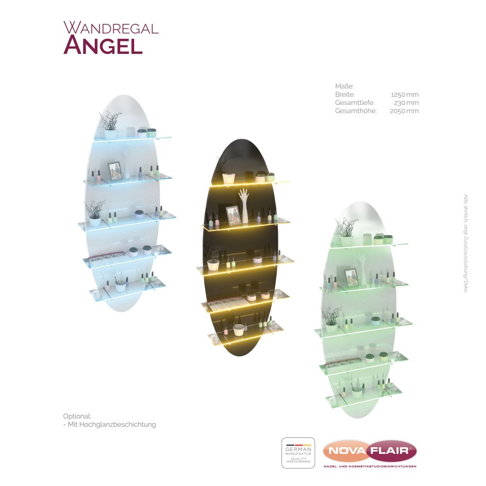 Angel Seinähylly - Valkoinen Korkeakiilto